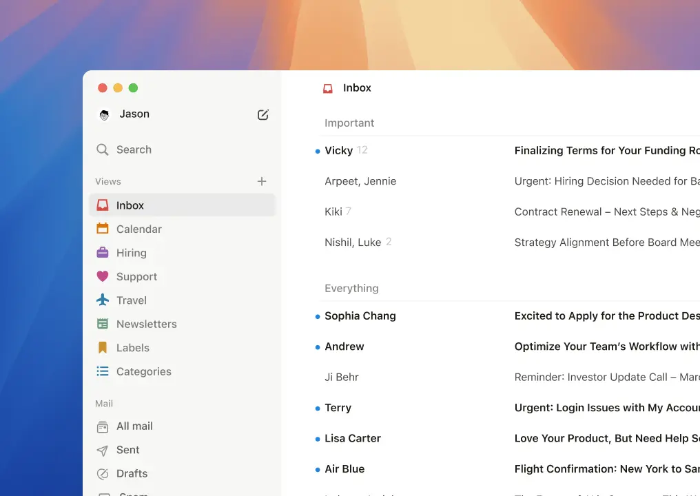 mail macOS